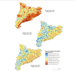 Mapa 2.1. Dicotomia municipal est-oest