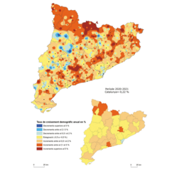 Mapa 2.4. Un nou cicle de repoblament rural?