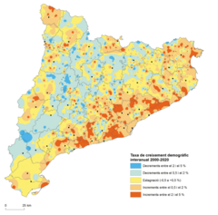 Gràfic 2.7. Evolució dels saldos migratoris per àmbits rurals del Pla territorial, 2006-2020. % del saldo migratori sobre la població empadronada