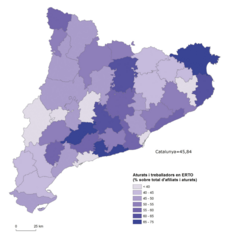 Mapa 3.6. La precarització de l’ocupació en temps de COVID
